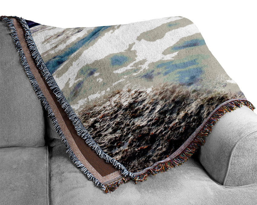 The Swell Of The Ocean Woven Blanket