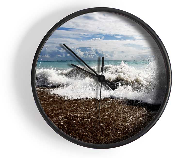 The Oceans Pull Clock - Wallart-Direct UK