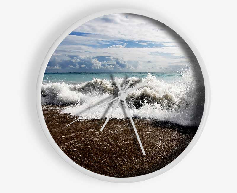 The Oceans Pull Clock - Wallart-Direct UK