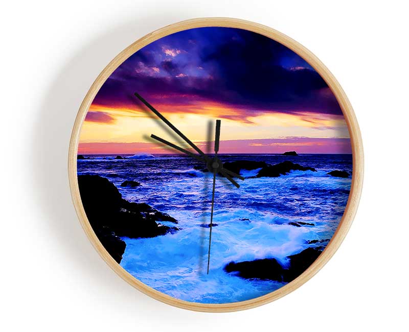 The Oceans Ebb Clock - Wallart-Direct UK