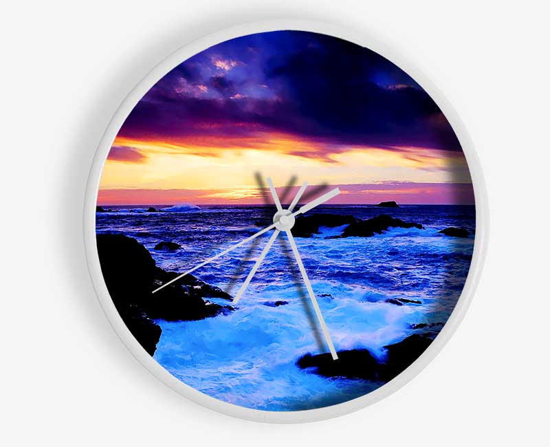 The Oceans Ebb Clock - Wallart-Direct UK