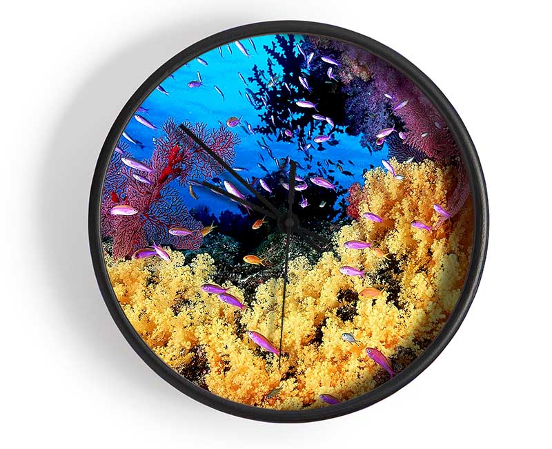 The Oceans Colour Clock - Wallart-Direct UK