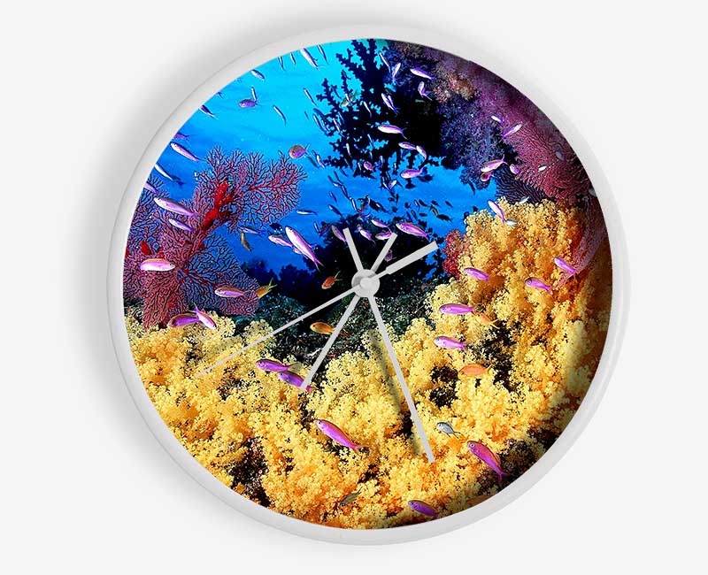 The Oceans Colour Clock - Wallart-Direct UK