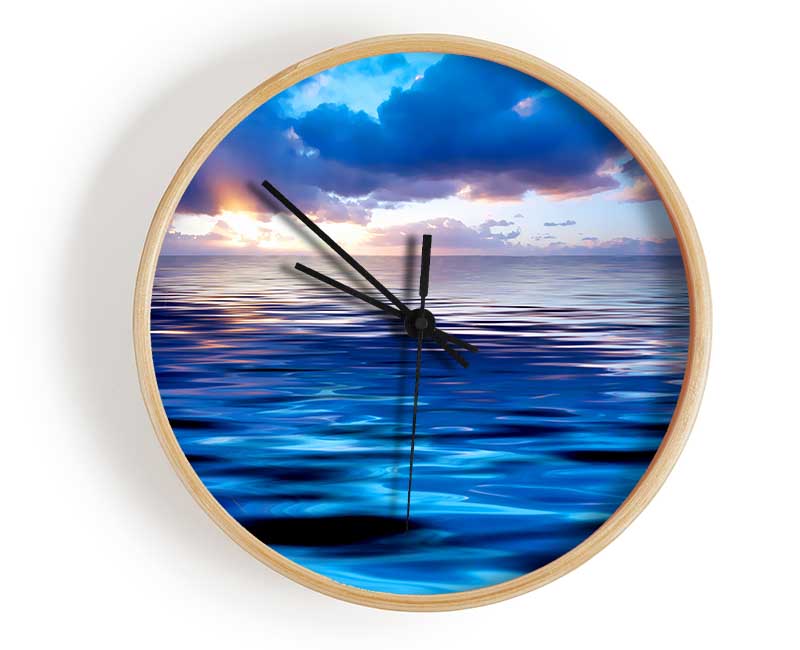 The Ocean At Daybreak Clock - Wallart-Direct UK