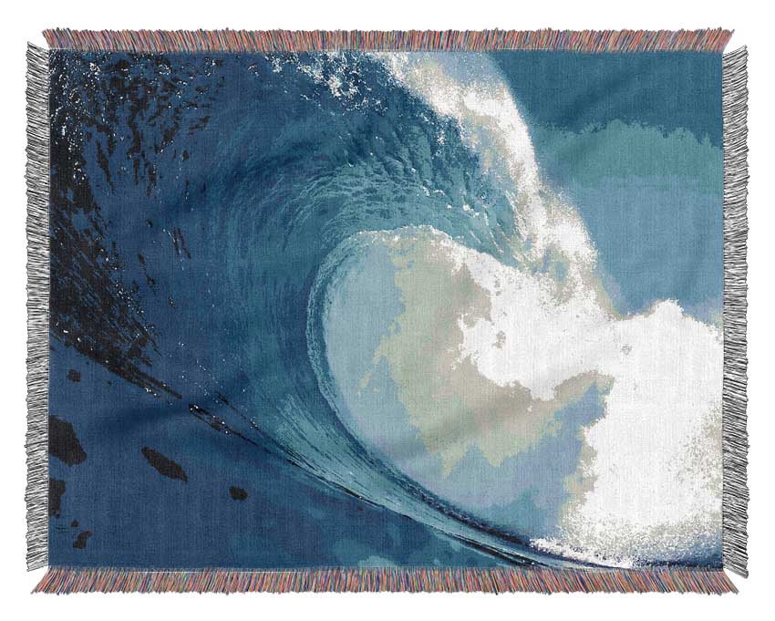 The Giant Wave Woven Blanket