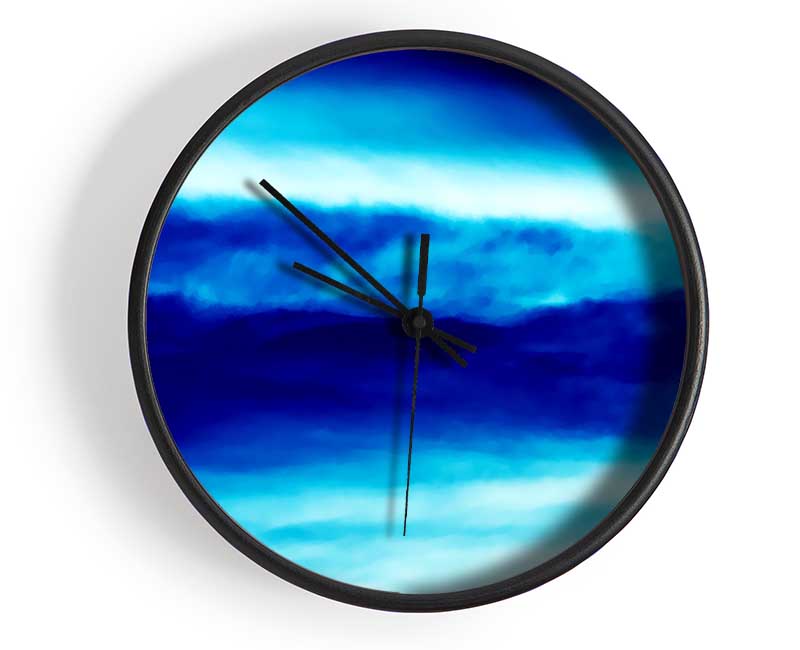 The Blue Mist Clock - Wallart-Direct UK