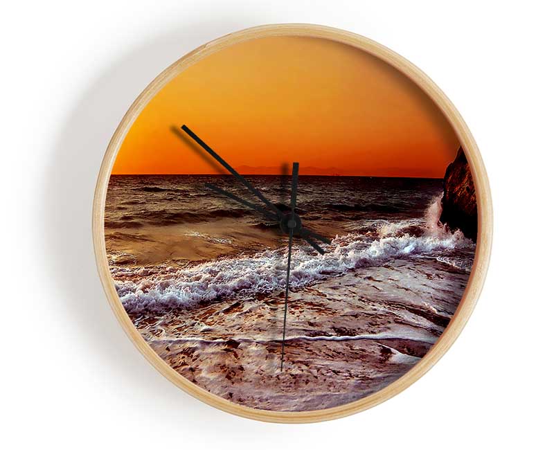 Swell Of The Ocean Sun Clock - Wallart-Direct UK