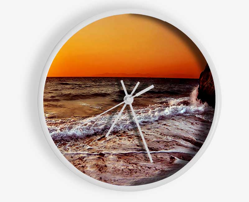Swell Of The Ocean Sun Clock - Wallart-Direct UK