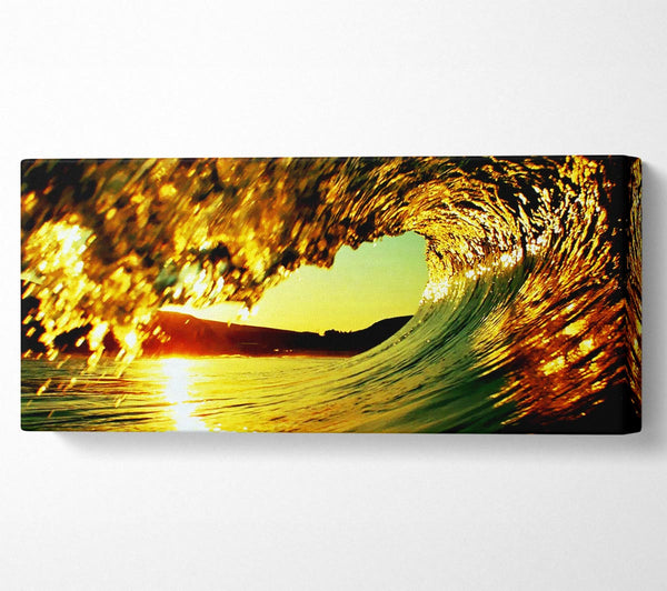 Surfer Sonne Welle