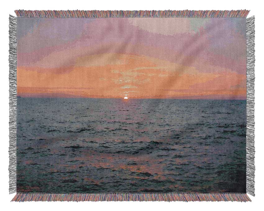 Sunset Florida Woven Blanket