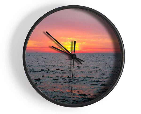 Sunset Florida Clock - Wallart-Direct UK