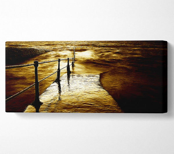 Atemberaubender Brown Ocean Walkway