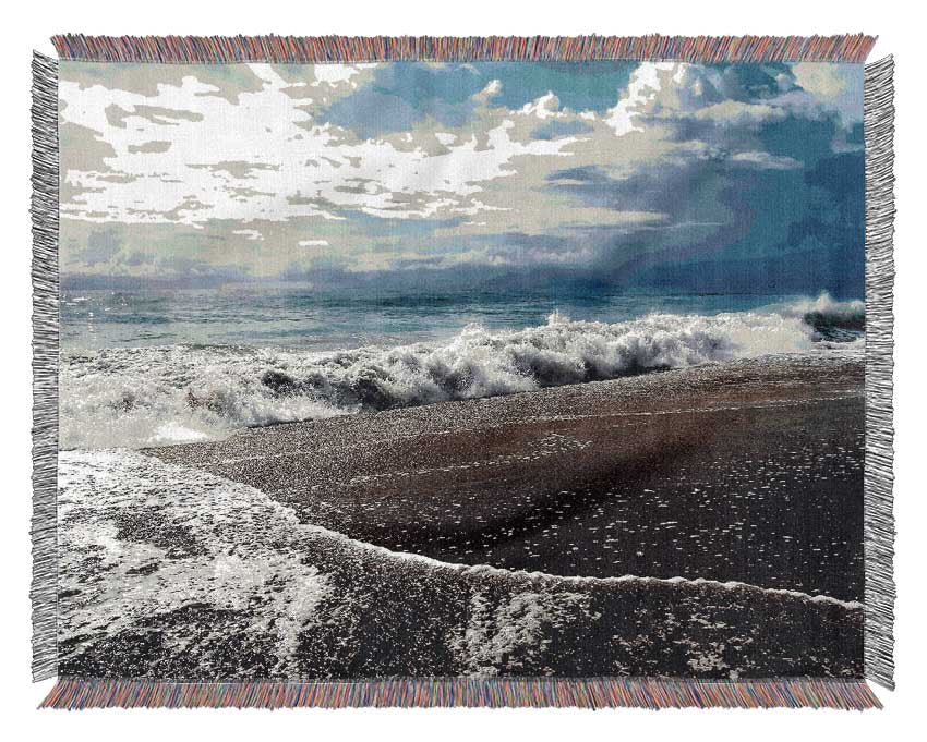 Sparkling Ocean Flow Woven Blanket