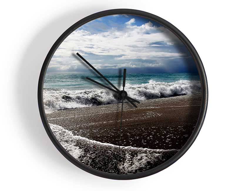 Sparkling Ocean Flow Clock - Wallart-Direct UK