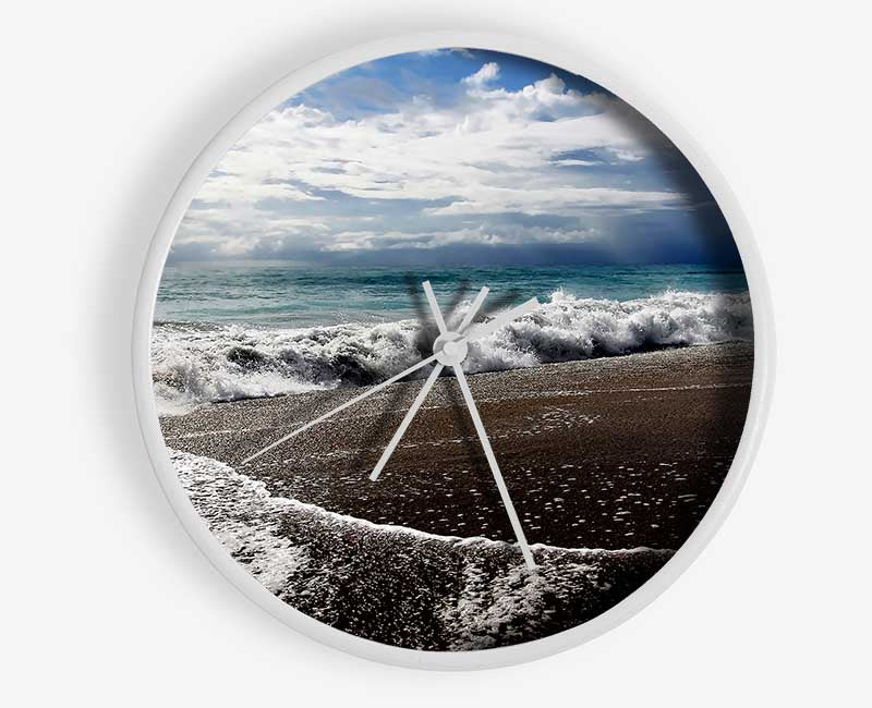 Sparkling Ocean Flow Clock - Wallart-Direct UK