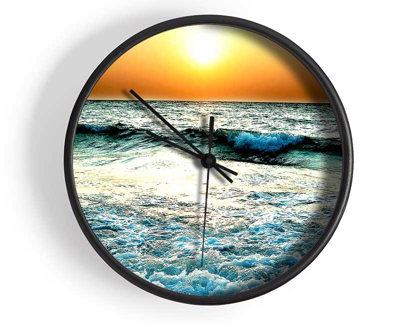 Sea Water Clock - Wallart-Direct UK