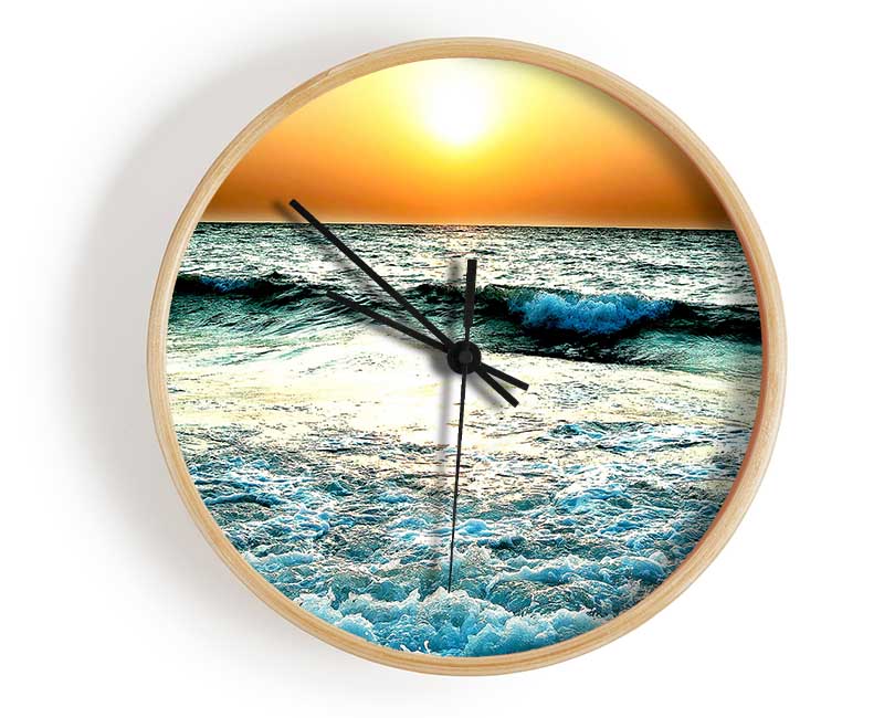 Sea Water Clock - Wallart-Direct UK