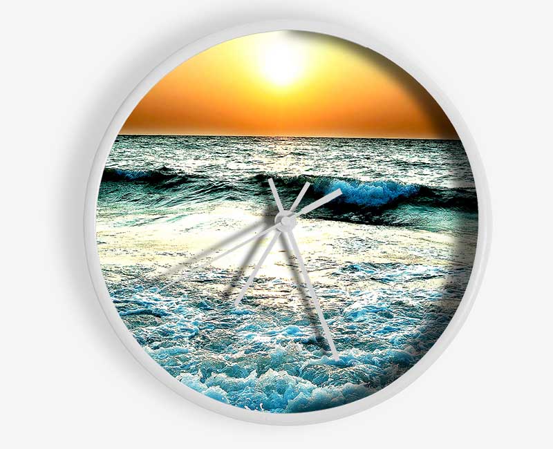 Sea Water Clock - Wallart-Direct UK