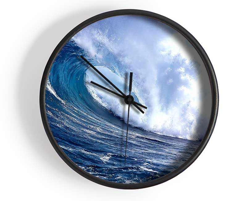 Ocean Waves Clock - Wallart-Direct UK