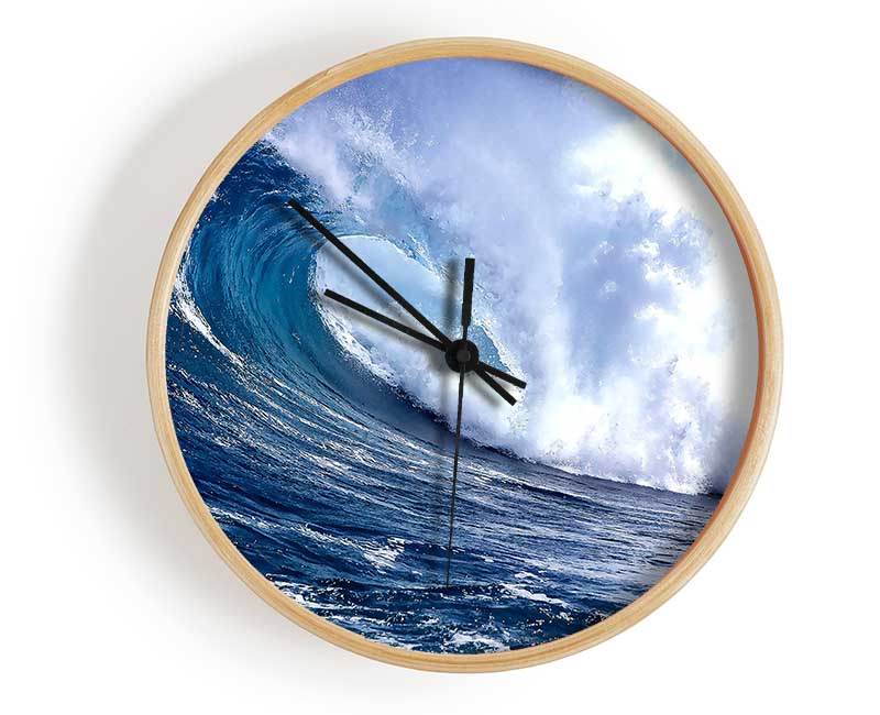 Ocean Waves Clock - Wallart-Direct UK