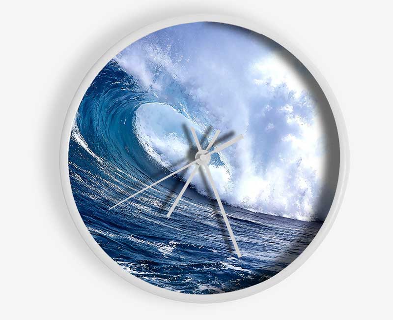 Ocean Waves Clock - Wallart-Direct UK