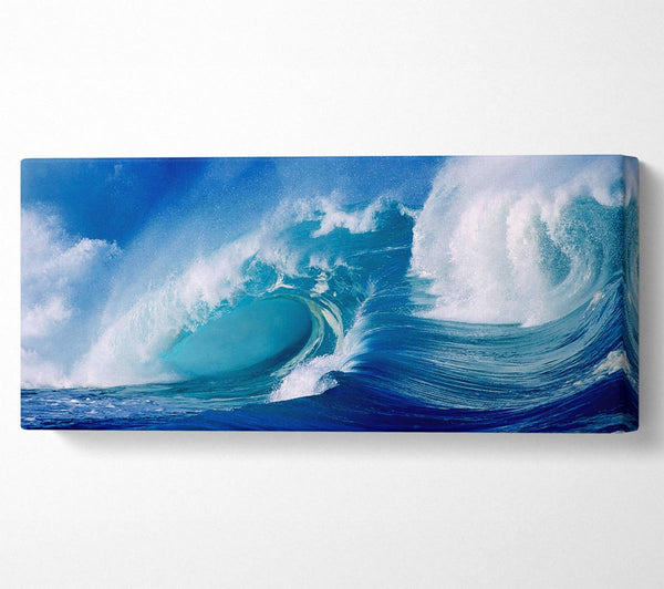 Huge Crashing Blue Ocean Wave