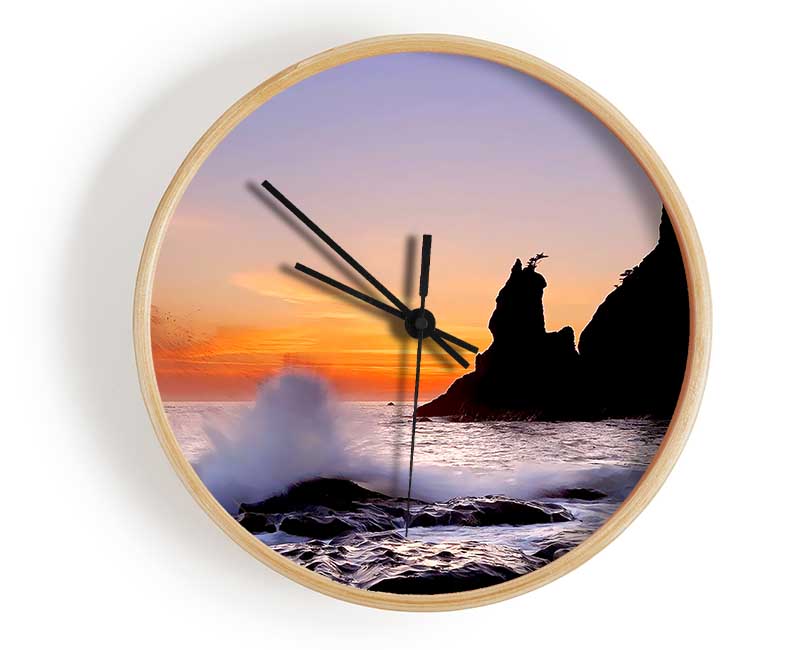 Ocean Spray Delight Clock - Wallart-Direct UK