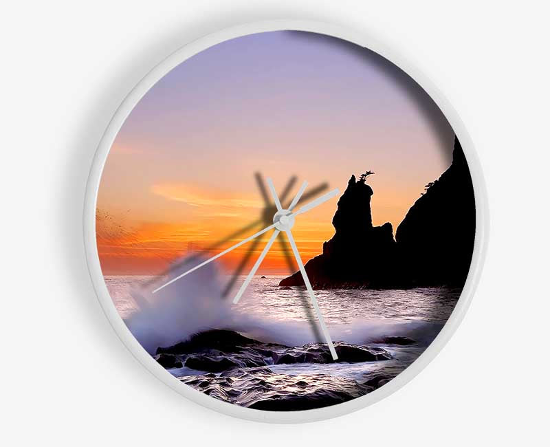 Ocean Spray Delight Clock - Wallart-Direct UK