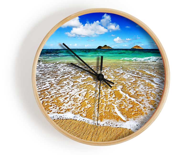 Ocean Paradise Clock - Wallart-Direct UK