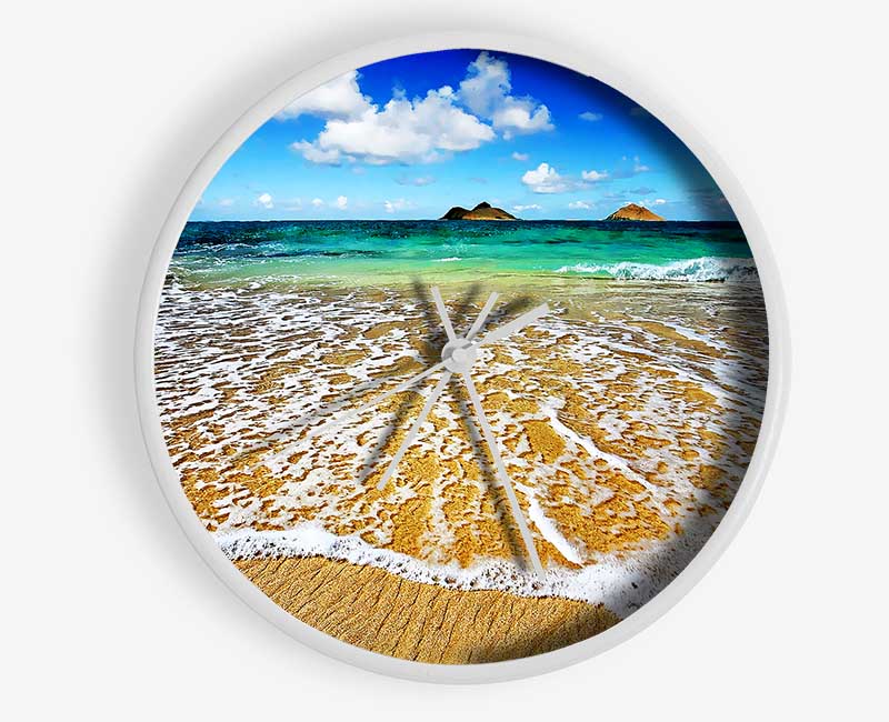 Ocean Paradise Clock - Wallart-Direct UK