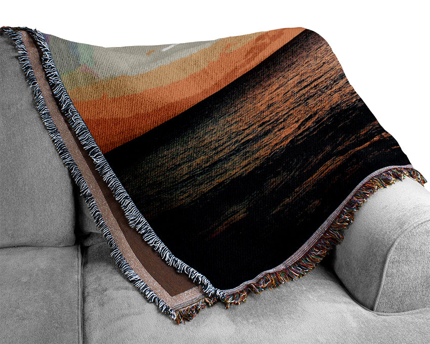 Ocean Daybreak Woven Blanket