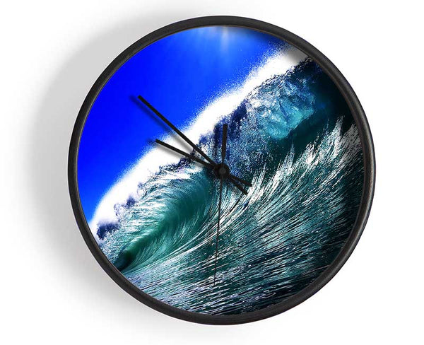Ocean Glistening Sun Clock - Wallart-Direct UK