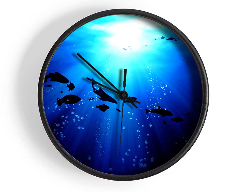 Life Under The Ocean Clock - Wallart-Direct UK