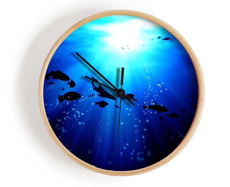 Life Under The Ocean Clock - Wallart-Direct UK