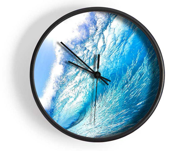 Crystal Ocean Wave Clock - Wallart-Direct UK