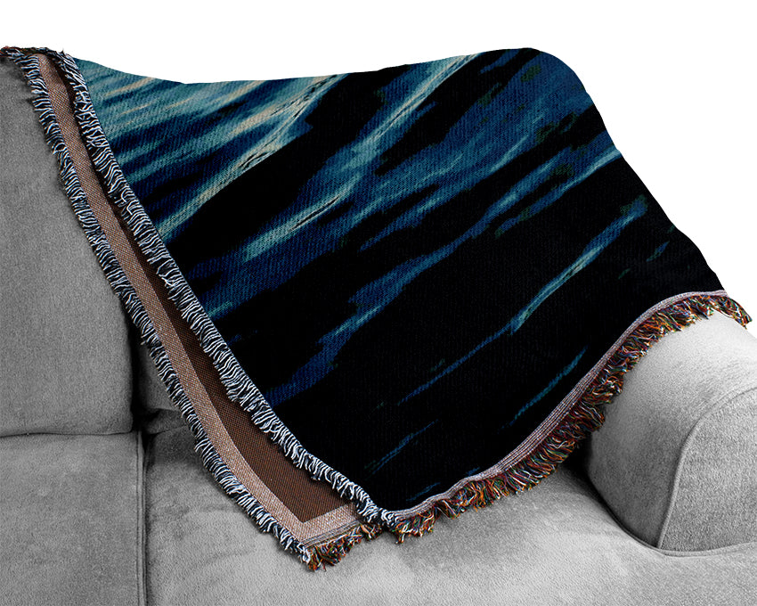 Just The Ocean Woven Blanket