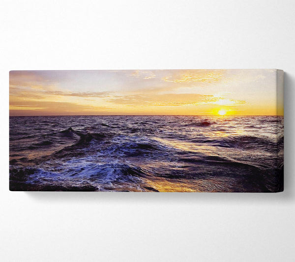 Golden Waves Crashing