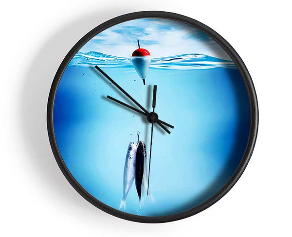 Fishing Trip Clock - Wallart-Direct UK