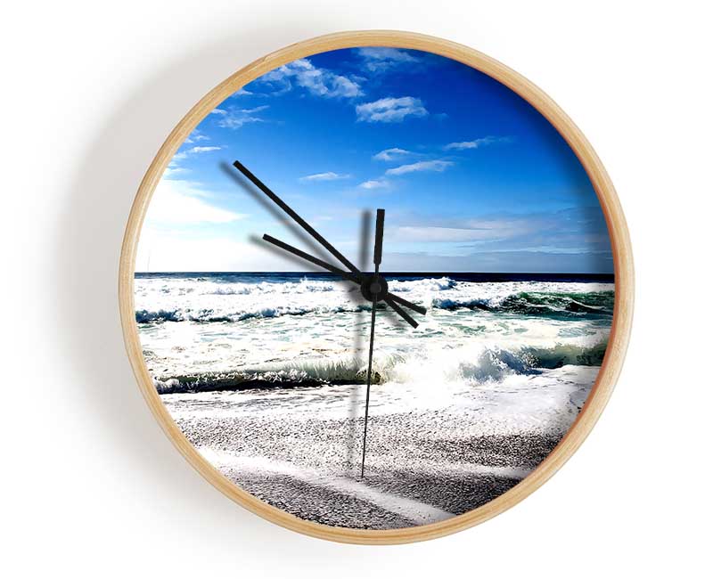 Cool Beach Clock - Wallart-Direct UK