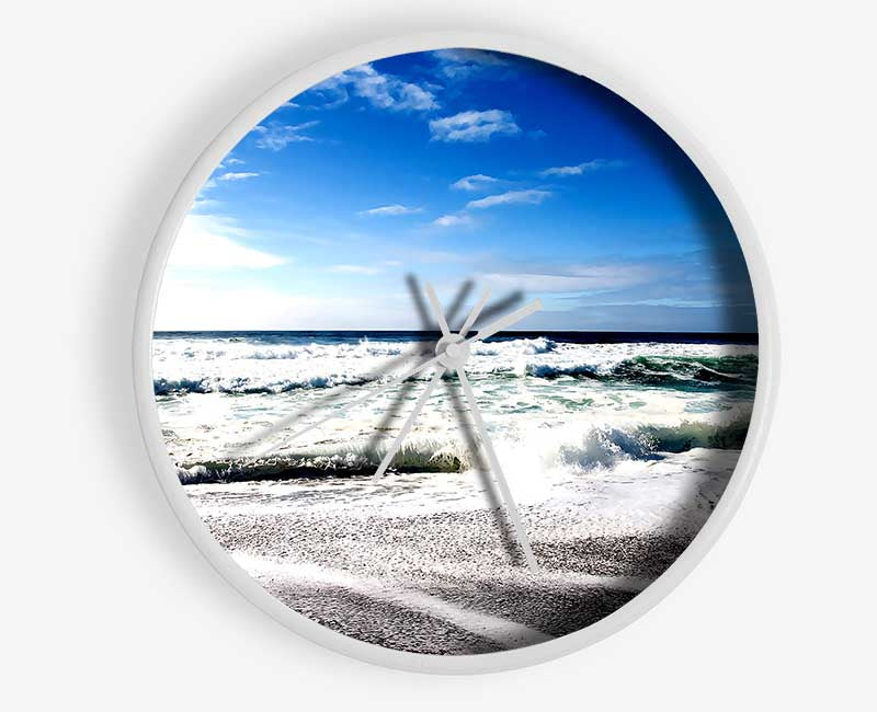 Cool Beach Clock - Wallart-Direct UK