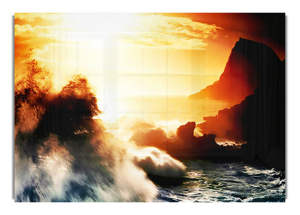 Kampf der Sonnenuntergangswellen