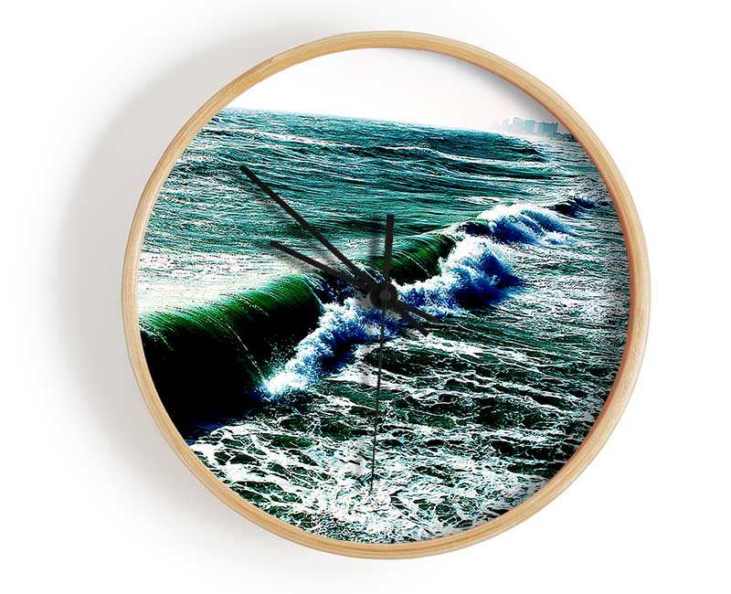 City Ocean Clock - Wallart-Direct UK