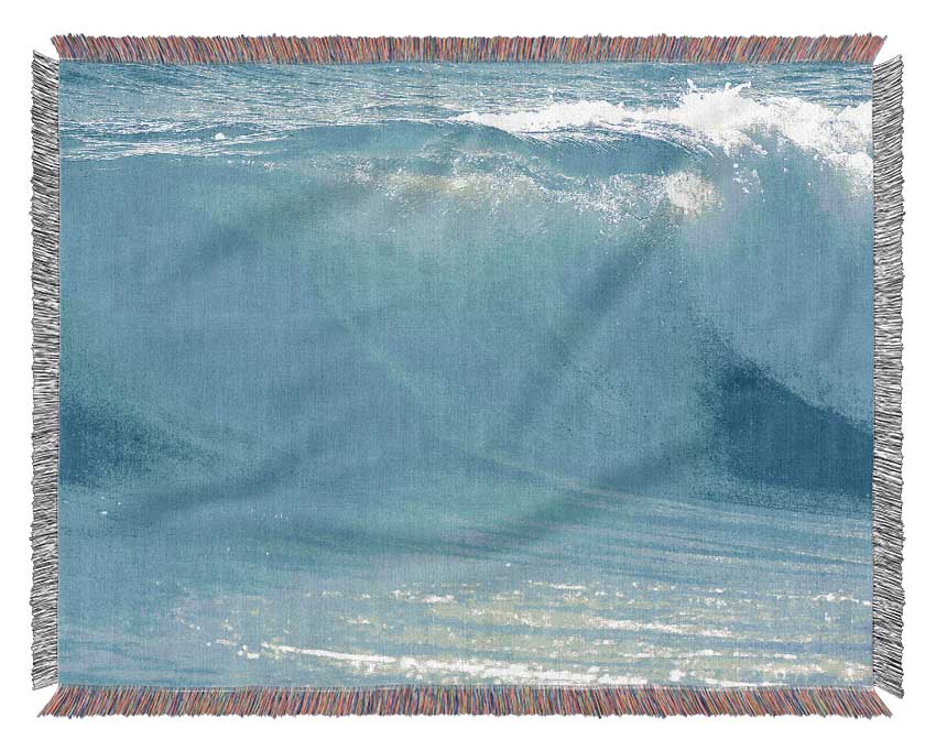 Blue Wave Woven Blanket