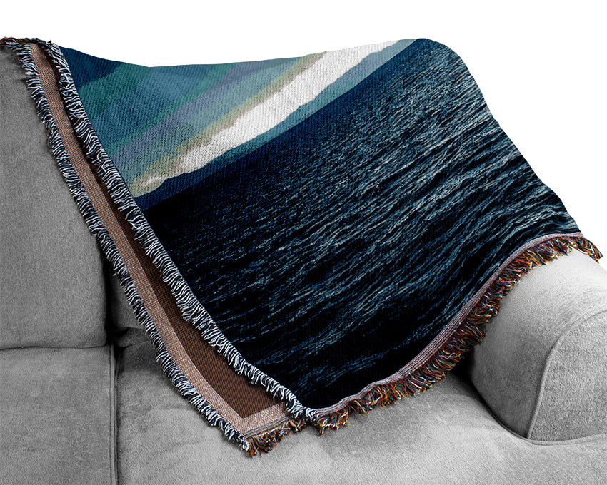 Blue Sea Woven Blanket