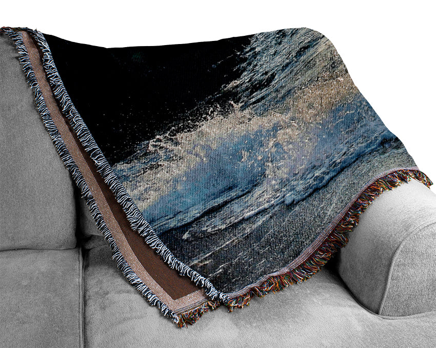 Beach Wave Woven Blanket