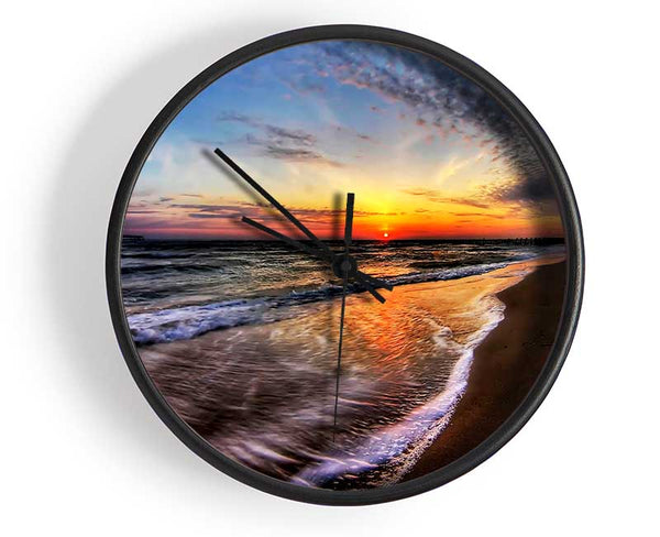 At The End Of The Ocean Clock - Wallart-Direct UK