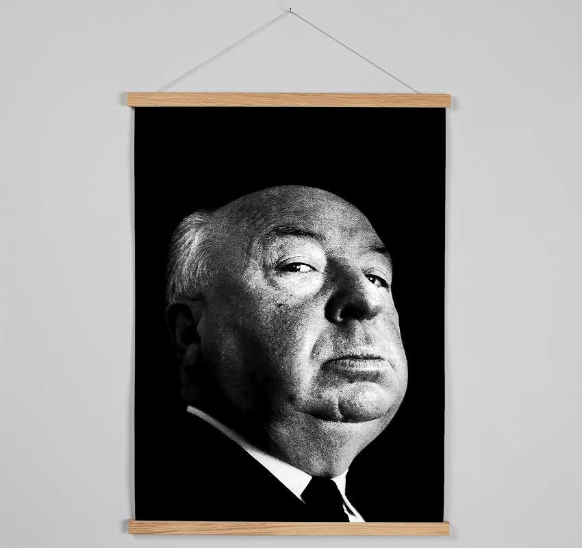 Alfred Hitchcock Portrait Hanging Poster - Wallart-Direct UK