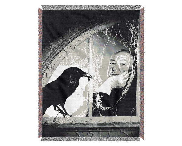 Alfred Hitchcock The Birds Woven Blanket