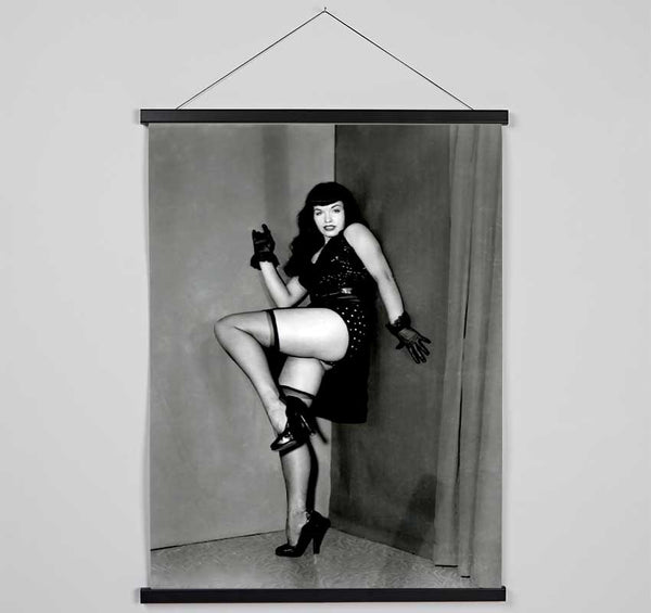 Betty Page Cornered Hanging Poster - Wallart-Direct UK