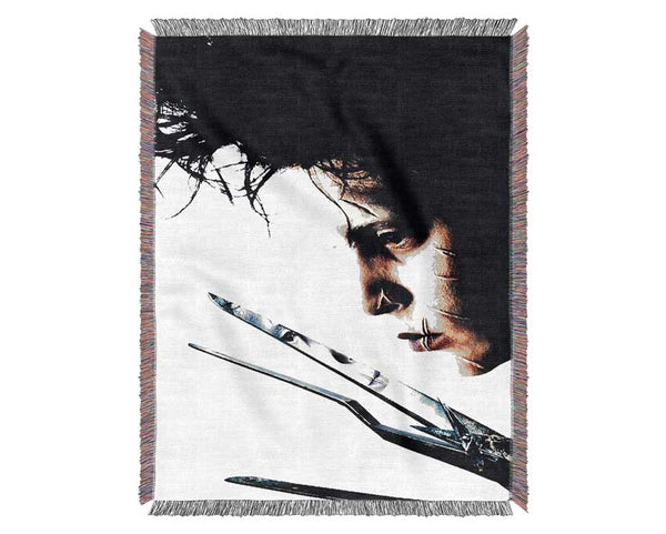 Edward Scissorhands Johnny Depp Woven Blanket